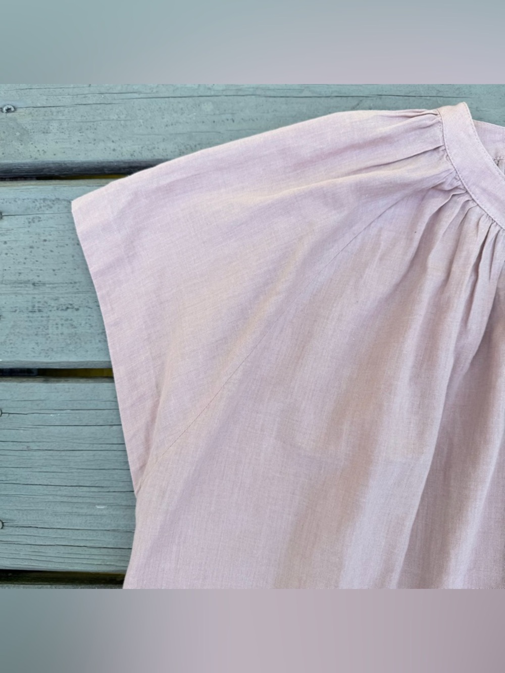 Jenni Kayne Willow Blouse in light blush pink size S - Picture 6 of 13